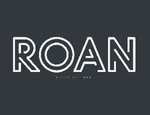 Roan font