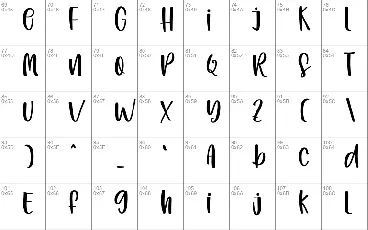 Yearly font
