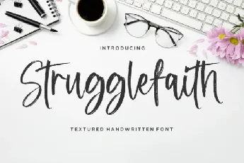 Strugglefaith font