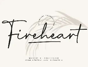 Fireheart font