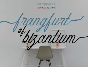 Frangfurt Of Bizantium font