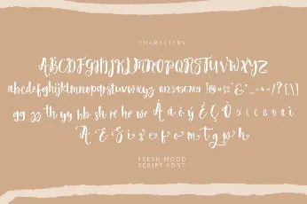 Fresh Mood font