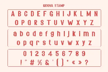 Gioova font