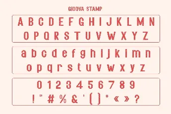 Gioova font