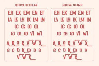 Gioova font