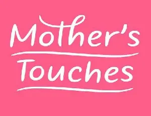 Mother’s Touches font