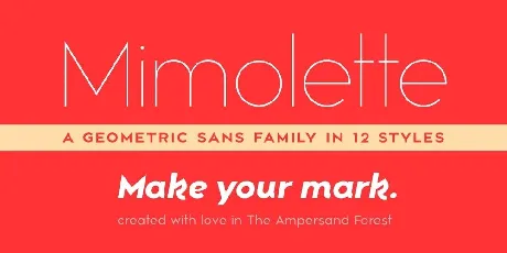 Mimolette font