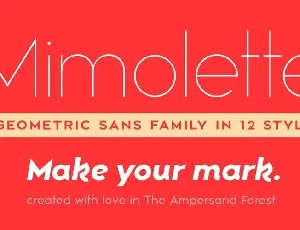 Mimolette font