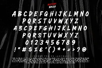 Mistery Brush font