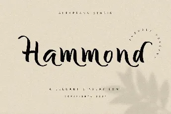 Hammond Free font