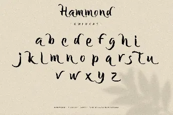 Hammond Free font