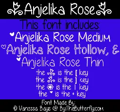 Anjelika Rose font