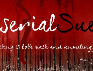 serial Sue TRIAL font