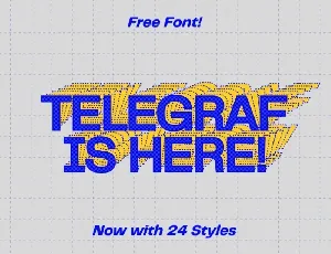 Telegraf Family font