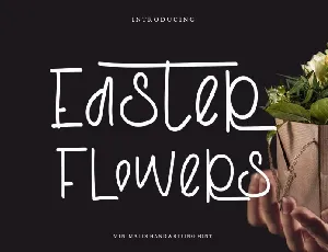 Easter Flowers font