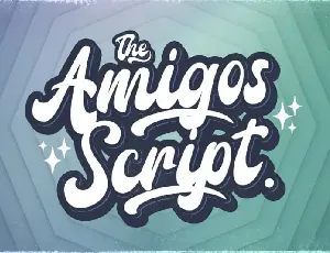 Amigos Bold Script font