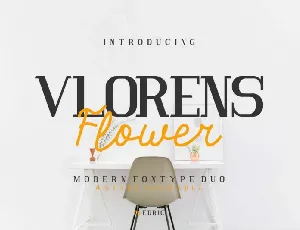 Vlorens Flowers Duo font