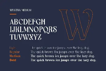 Westiva Family font