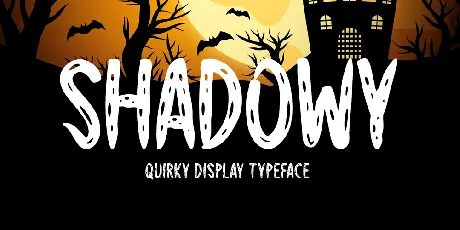 Shadowy font