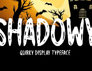 Shadowy font