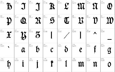 Goeschen Fraktur UNZ1A font