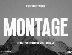 Montage font