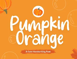 Pumpkin Orange font