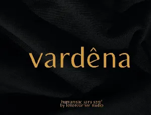 Vardena font