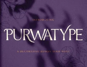 Purwatype font