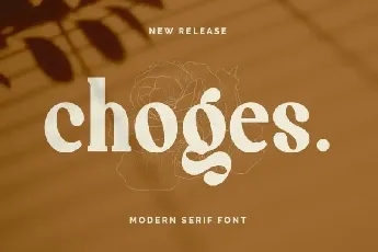 Choges Serif font