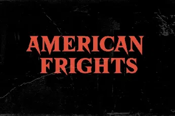 American Frights Serif font