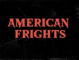 American Frights Serif font