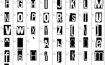 Quiz Square Pic Mental Xyz font