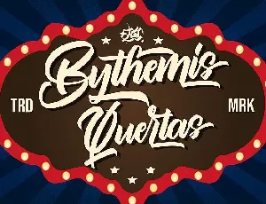 Bythemis Quertas Script font