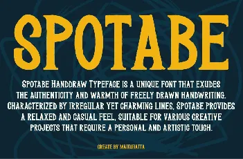 SPOTABE font