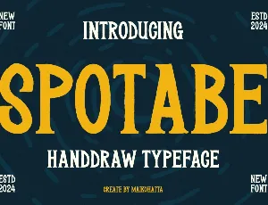 SPOTABE font