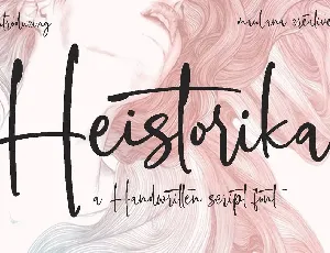 Heistorika font