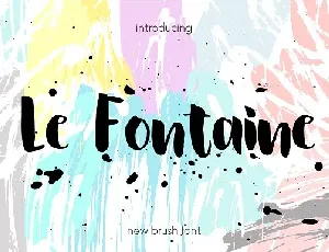 Leaine Brush Free font