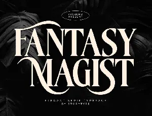 Fantasy Magist font