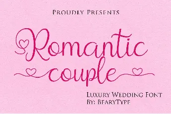 Romantic Couple font