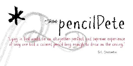 pencil Pete FONT