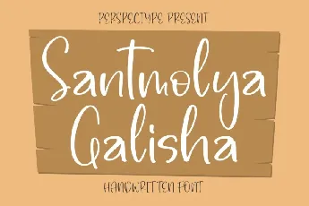 Santmolya Galisha font