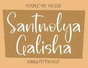 Santmolya Galisha font