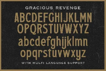 Gracious Revenge font