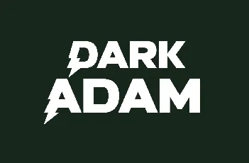 Dark Adam font