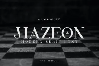 Hazeon font