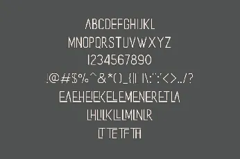 The Laker font