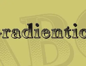 Gradientico font