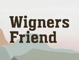 Wigners Friend font