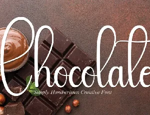 Chocolate Script Typeface font